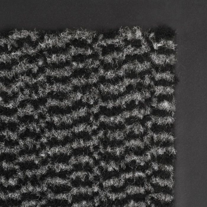 VidaXL Paillasson rectangulaire 90 x 150 cm Anthracite