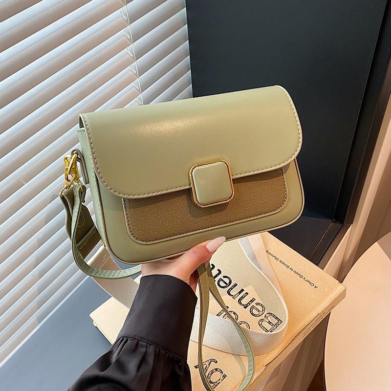 Estilo Coreano Tendencia de Nicho Bolso Cuadrado Pequeño para Mujer Nuevo Transfronterizo Gama Alta Retro Moderno Versátil para el Día a Día Hombro Cruzado