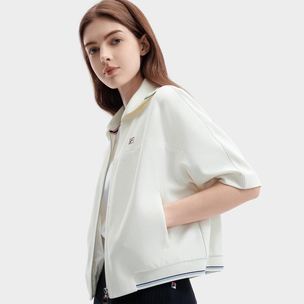 New FILA Knitwear Women's Steam White F11W421501FIV