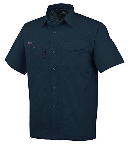 [COCOS Nobuoka] A-767 Short Sleeve Shirt, Seals Navy, EL