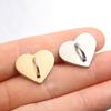 17x20mm Painted Metal Heart Snap Button Phone Charm Pendant