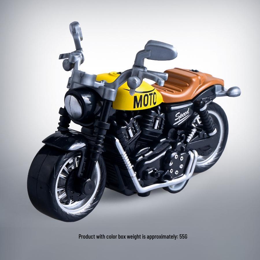 Cross-border Alloy Motorcycle Model: Racing Toy with Sliding Linkage Parts