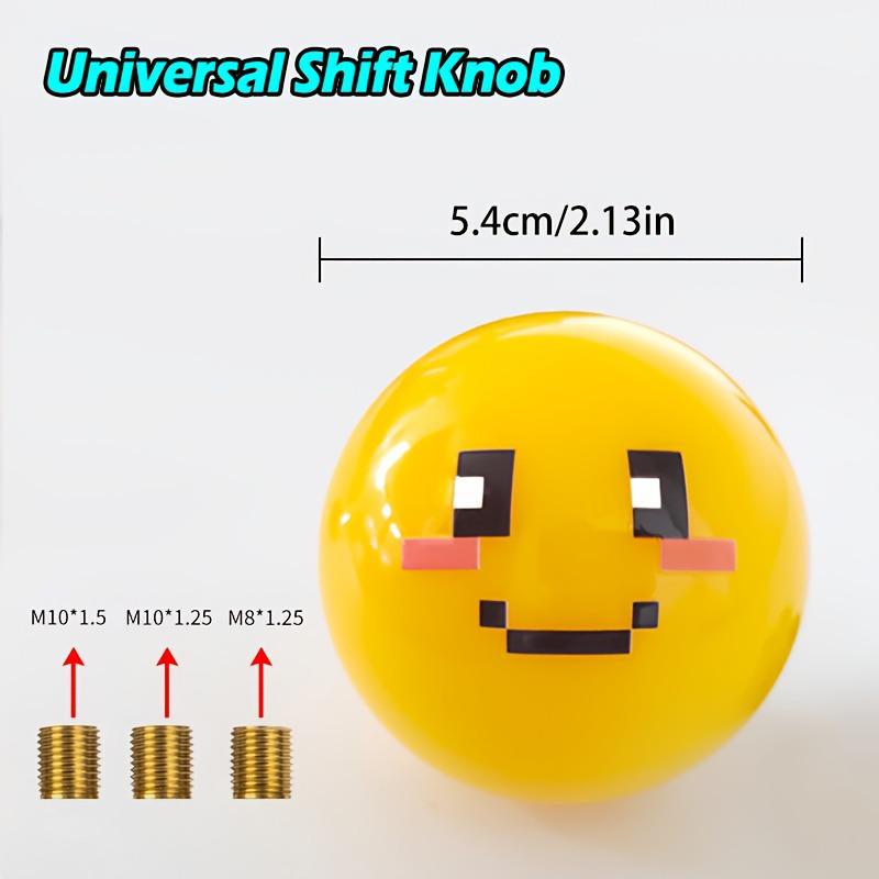JDM Smiley Face Pixel Gear Shift Knob for Manual Transmissions