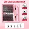 False Eyelash Extension Set Segmented Eyelashes Diy Eyelash Set