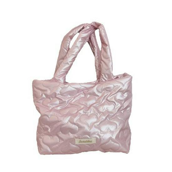 49221 Sac à main matelassé mignon petit carré pour le petit-déjeuner et le shopping