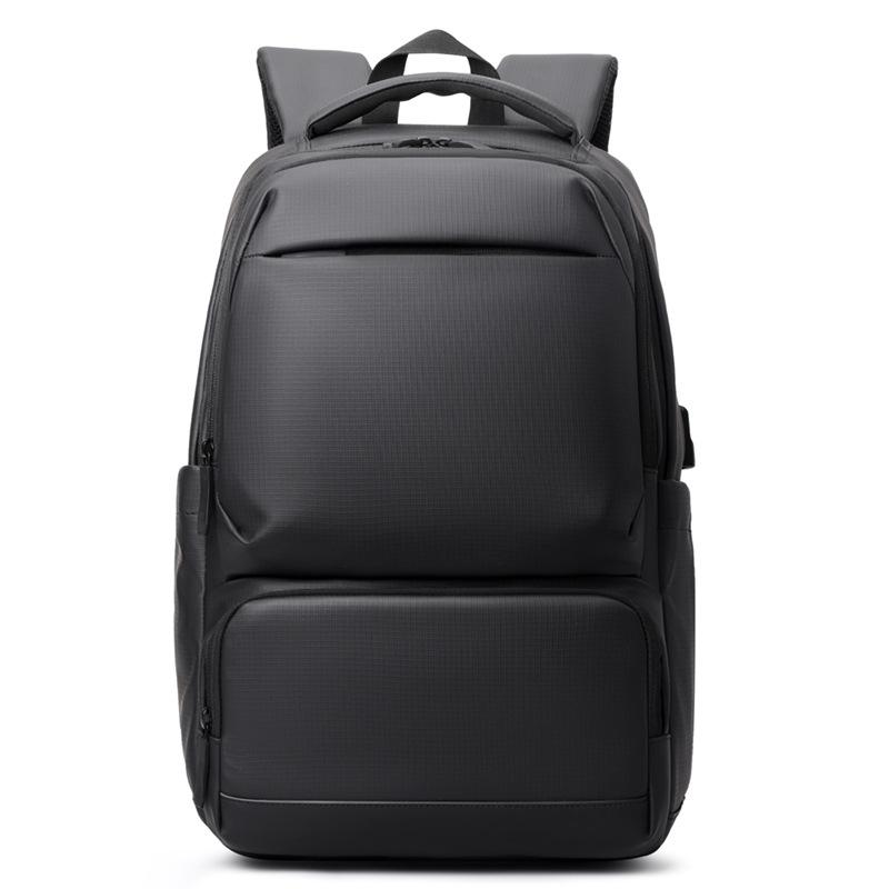 Men's Backpack Waterproof Leather Backpack Business Computer Bag Large Capacity Backpack College School Bag