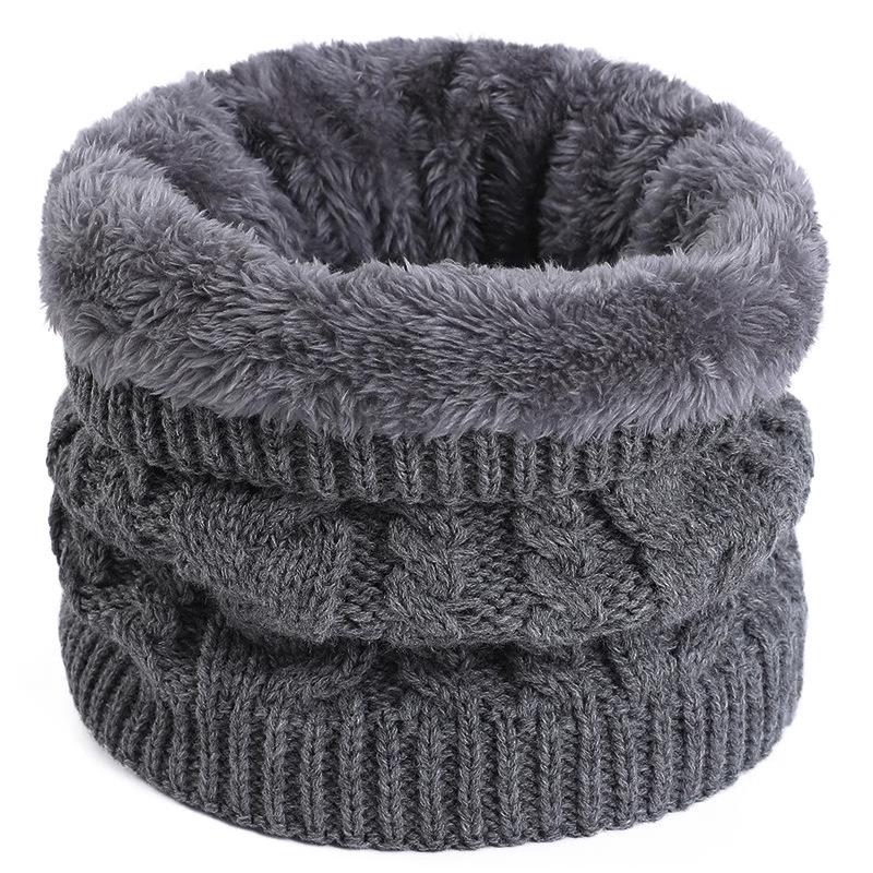 Men's Winter Knit Duckbill Cap: Thick Velvet-Lined, Warm Wool Hat for Cold Weather