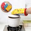 Mikrowellenofen Hitzebeständige Ofenhandschuhe Gesteppte Küchenhandschuhe zum Kochen Backen Grillen und sicheren Umgang mit heißen Gegenständen mit Schlaufe