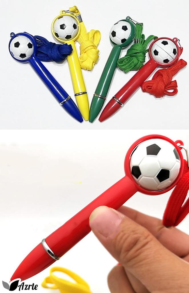 Ballpoint Pen Stationery Writing Instruments Interesting Soccer Green Soccer Ball 304 Green Set of 10 [AZULTE]