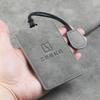Suede Car NFC Card Key Case Cover Key Bag Shell Holder Protection Keychain For ZEEKR 001 Smart Remote Keyless Stying Accessories