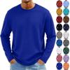 Men's Knit -Neck Long Sleeve T-Shirt | Fashion Casual Pullover For Daily & Weekend Wear