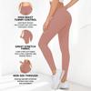 Sportovní legíny obepínající tělo pro ženy Legíny na jógu pro nošení venku Kalhoty na jógu s vysokým pasem