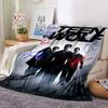 Teen Wolf Poster Flannel Blanket Super Soft Warm Cozy Blanket for Sofa Bed Office Travel All‑Season Home Decor Gift