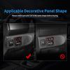 For Toyota Yaris 2006 2007 2008 2009 2010 2011 Real Soft Carbon Fiber Sticker LHD Car Headlight Rearview Mirror Button Trim.