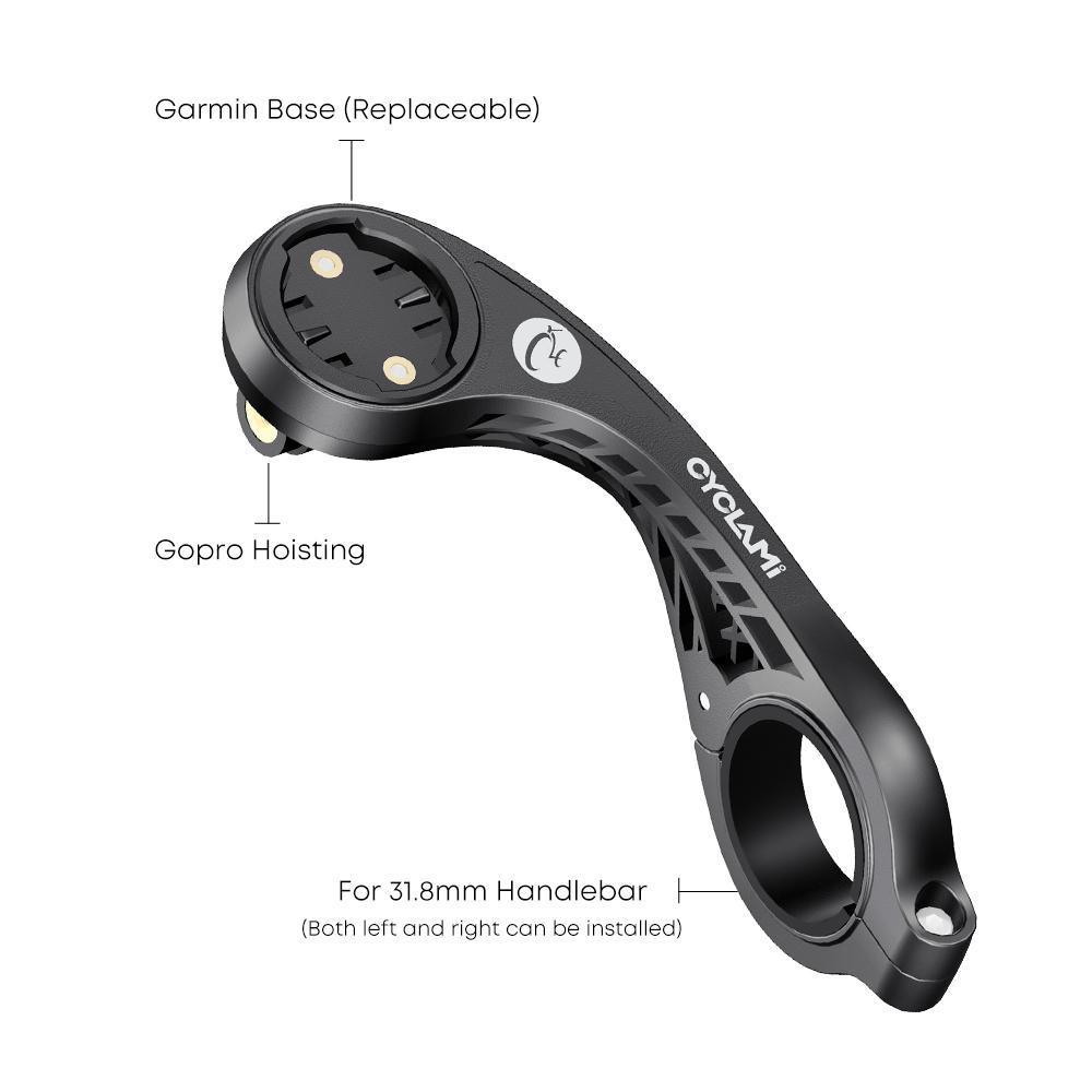 CYCLAMI S2 Bike Computer Mount MTB Road Super Light GPS Holder for Xoss G IGPSPORT BSC100S Camera Gopro Bracket Bicycle