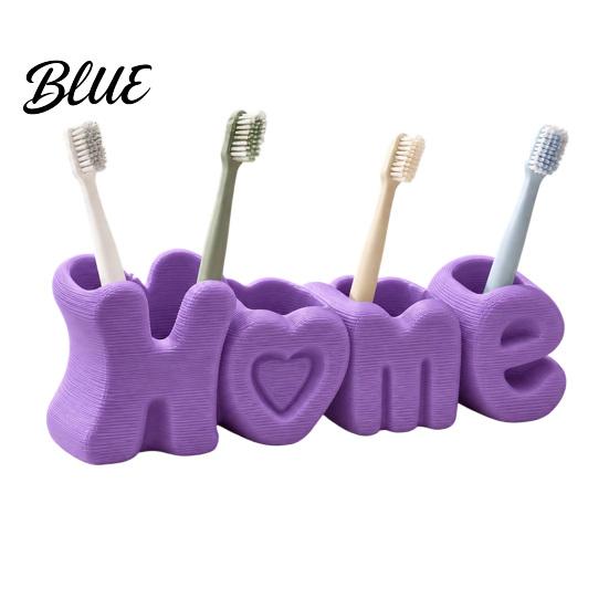 Toothpaste Holder for Style Multi Compact 4-Compartment Toothbrush Holder Counter HOME Organizer Modern Compartment Storage