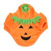 Halloween Pumpkin Dog Clothes Cute Warm Dog Costume for Medium Large Dogs Autumn Winter Orange XL