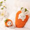 Creative Fruit Animal Carrot Rabbit Throw Pillow Plush Toy Doll Lying Down Bear Doll Girl Doll