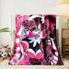 Hazbin Hotel Cartoon Printed Blanket,Lightweight Flannel Throw for Sofa, Bed, Travel, Camping, Livingroom, Office, Couch,Chair