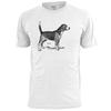 Mens Beagle Dog Sketch T Shirt Pet Pooch Mans Best Friend