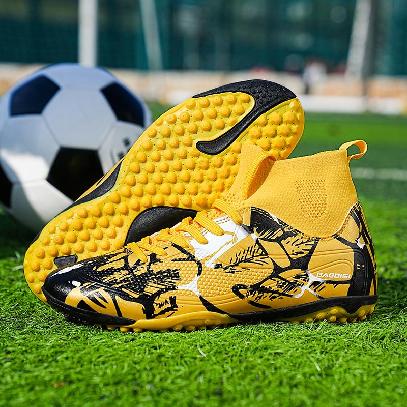 Professional Men's Soccer Football Shoes Breathable Anti-slip Men Sneaker Training High Quality Comfortable Lace Up Man Sneakers
