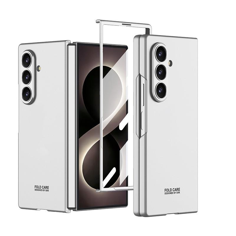 Galaxy Z Fold 8 Ultra Protective Case With Integrated Screen Film Matte Finish Precise Cutouts Shockproof PC Cover In