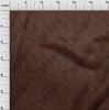 oneOone Cotton Flex Brown Fabric Abstract Sewing Material Print Fabric By The Yard 40 Inch