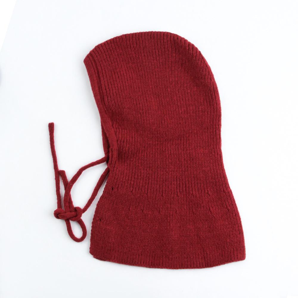 Winter Knitted Balaclava Hat for Women Girls female Korean Fashion Versatile Windproof Shawl Cold Resistant Warm Pullover Hat