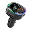 BT08 Bluetooth 5.0 FM Transmitter Handsfree Car Radio Modulator MP3 Player QC3.0 5V 1A USB Quick Charge Adapter 12V/24V Car Kits