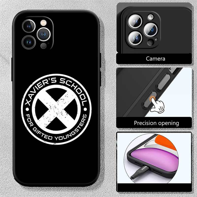 X-Men Shockproof Phone Case for iPhone 6 6s 7 8 11 12 13 14 15 16 17 16E XS Pro Max XR X SE Air