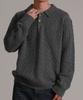 Dibellobeu Soft Blend Oversized Collared Knit_3Colors