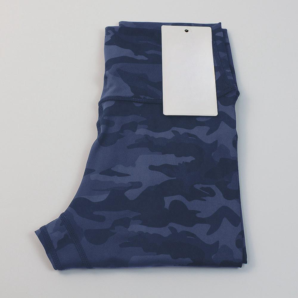 Women's High-Waisted Camouflage Yoga Leggings - Nude-Feel, Moisture-Wicking Fitness Pants