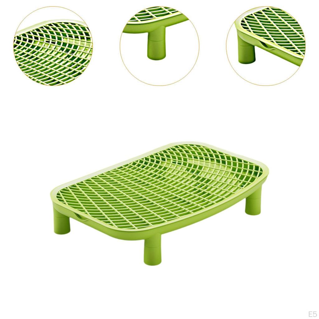 Step Cat Litter Ramp Easy To Clean Accessories Pet Supplies for Bathroom Lavatory
