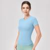 Women's Quick Dry Long Sleeve Stand Collar Fitness Top