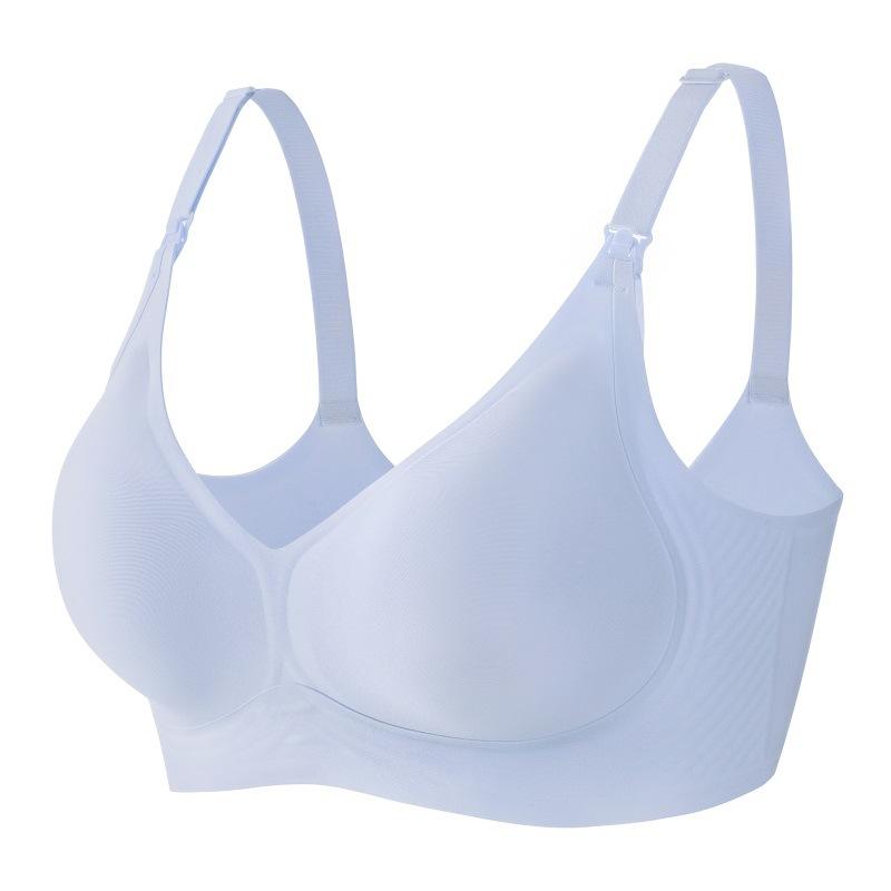 Women's Jelly Seamless Thin Anti-Sagging Gathering Fixed Cup Cushion Underwear