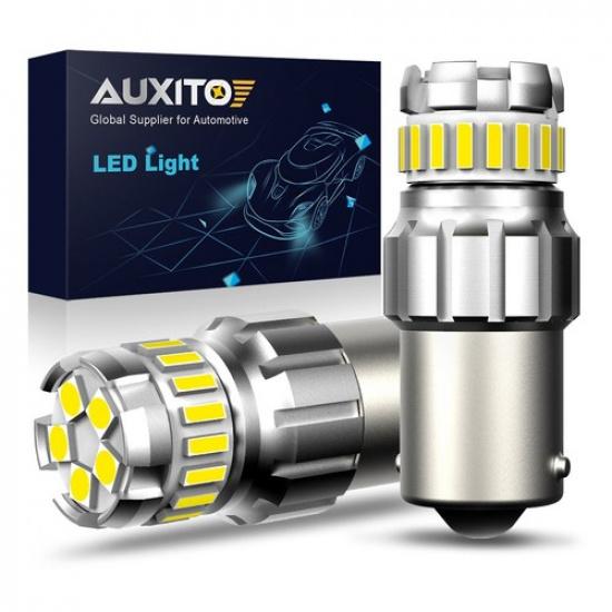 White Bright 1156 7506 LED Reverse Backup Light Bulb 6500K Canbus Error Free 2Pcs/1 Pair