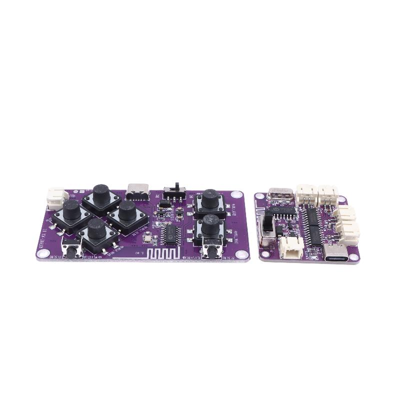 2Pcs/Set 8-Channel Wireless Module With 100 Meters Range 2.4G Remote Control Receiver Kit For Diy Toy Cars Robots