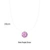 S925 Sterling Silver Moissanite Mermaid's Tear Necklace - Elegant Invisible Fishing Line Design for Women