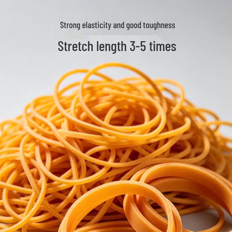 Mandela High-Elastic Yellow Rubber Bands