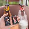 Cute 3D Cartoon Car Seat Back Hooks - Couple Collection