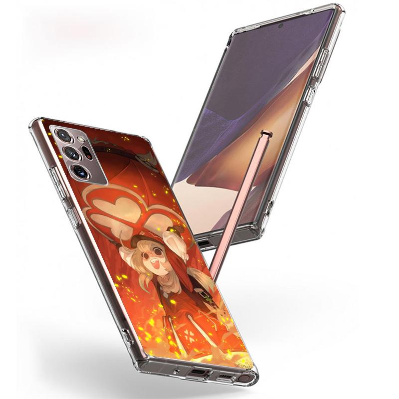 Genshin Impact Klee Phone Case For Samsung Galaxy S24 S25 Edge S26 Ultra S23 S22 S21 Plus S20 FE + Personalized Print Cover Gala