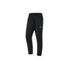 Li Ning Basketball Series Solid Color Straight Leg Quick Dry Cool Knitted Sports Pants Men Bottoms Black AKLU077-1