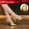 Fashion Women Shoes Fashion Comfortable Latin Dance Shoes Pumps for Women Glitter Leather Closed Toe Soft Sole Shoes Tango Ballroom Shoe