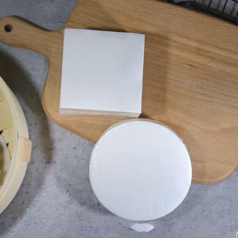 Zhishi kulatá bílá papírová podložka na jídlo