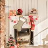 Christmas Gift Bag Easy To Hang Increase Atmosphere Festive Dog Bone Socks Gift Bag