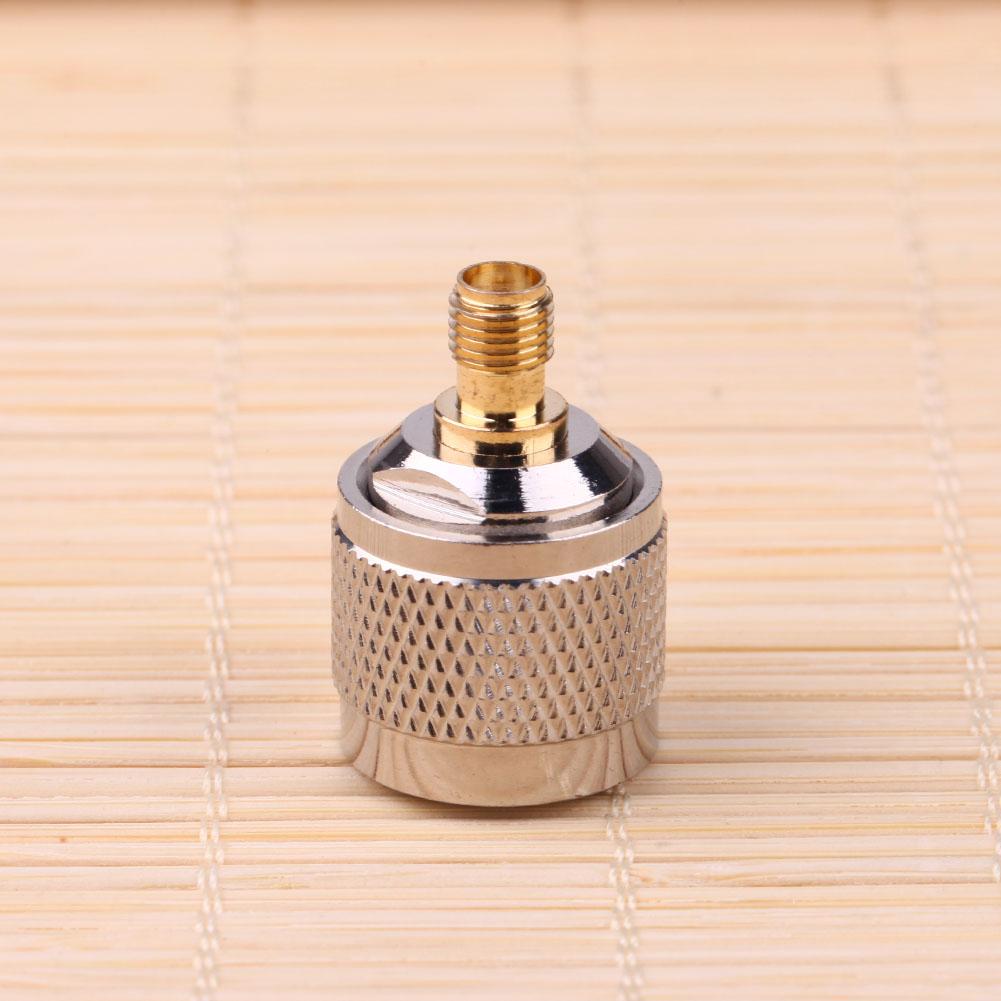 2Pcs N To SMA Adapter N Male To SMA Female RF Connector Straight RF Connector RF Adapter Converter N To SMA Connector