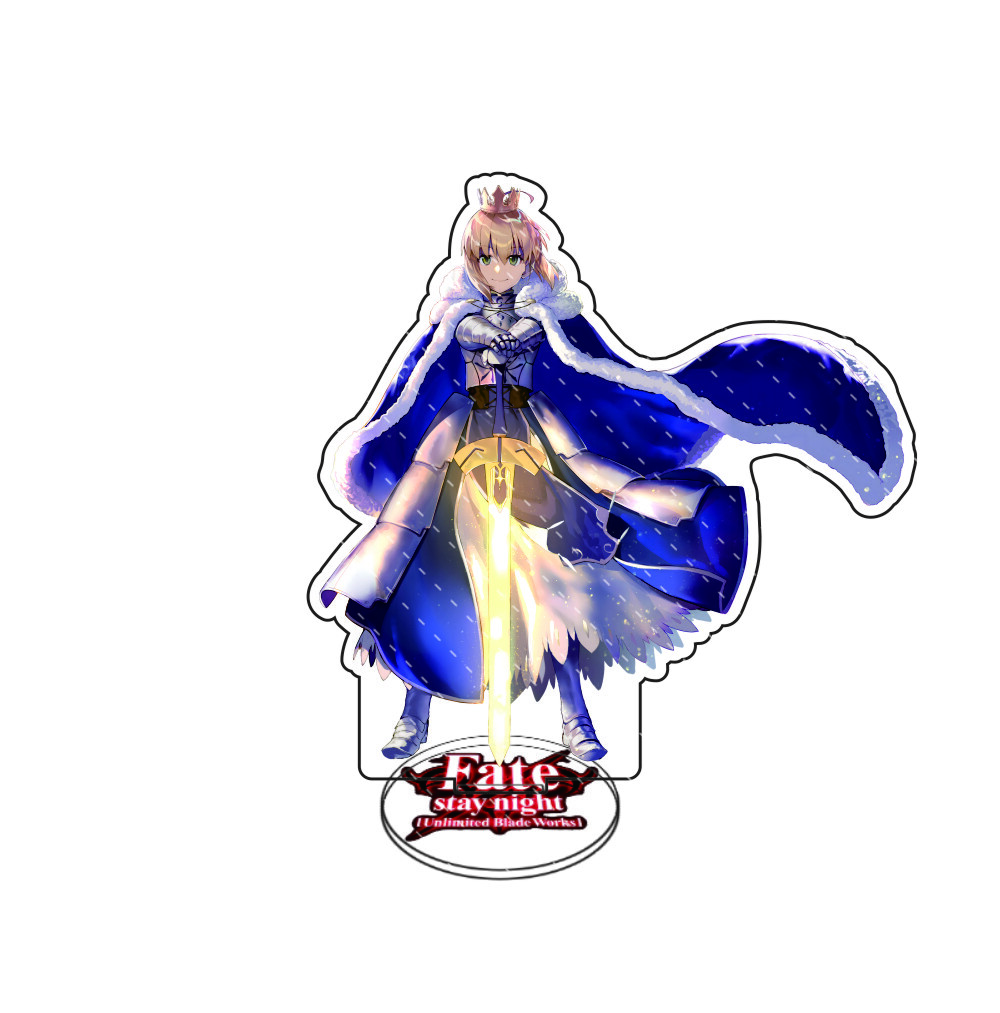 Anime Fate 15cm Acrylic Stand Model Cosplay Characters Desktop model stand Ornament Goods Collection Gifts