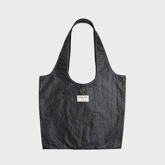 MATIN LINE STITCH ECOBAG IN BLACK