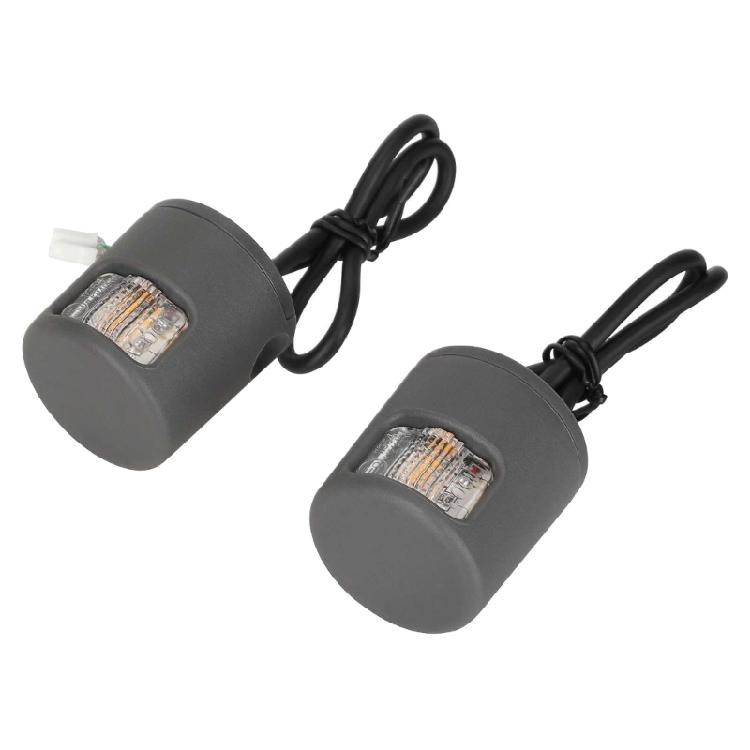 Scooters Handlebars Mounted Turn Signals Weatherproofed Construction Simple for Cycling Safety Night Essential