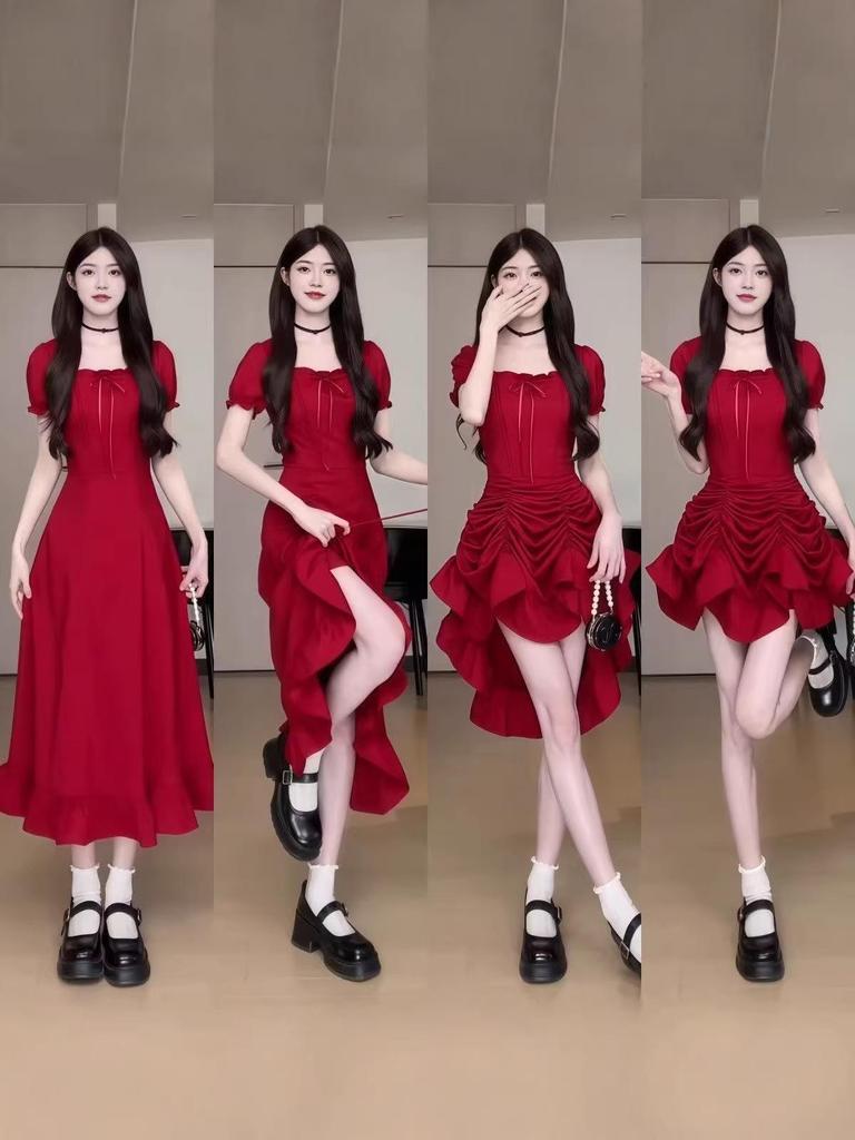 2026 Elegant French Summer Sling Dress for Women